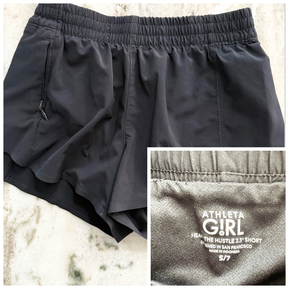 Athleta Girl Black Athletic Shorts